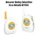Beurer Baby Monitor with Eco Mode - White | BY84