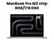 Apple MacBook Pro 14" M3 Chip 8-Core CPU 10-Core GPU 8GB RAM 1TB SSD (English) - Silver | MR7K3ZS/A