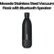 Moxedo Stainless Steel Vacuum Flask with Wireless Bluetooth Portable Speaker - Black | MX-VAC012-BK