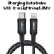 Acefast USB-C to Lightning Aluminum Alloy Charging Data Cable (1.8M) - Black | C4-01