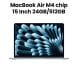 Apple 15-inch MacBook Air: Apple M4 chip with 10-core CPU and 10-core GPU, 24GB, 512GB SSD - Sky Blue |MC7D4AB/A