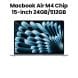 Apple MacBook Air 15-inch M4 Chip 10-Core CPU 10-Core GPU 24GB RAM 512GB SSD - Sky Blue |MC7D4ZS/A