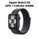 Apple Watch SE GPS + Cellular 44mm Midnight Aluminium Case with Ink Sport Loop | MXGN3QA/A
