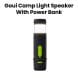 Goui Camp Light + Speaker + Power Bank 4000mAh - Black |G-PBSPLI-K