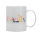 White Mug Printed in Friends Forever