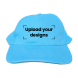 Cotton Cap Printed with Your Personalized Design - Aqua Marine