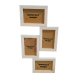 4x6 Photo Frame Printed with Your Personalized Design - White Collage