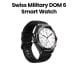 Swiss Military Smart Watch with Black Frame & Black Silicon Strap | SM-WCH-DOM6-BLKF-BLKSS