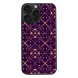 iPhone 15 Pro Max Black Case  Printed With Gradient Art Deco Pattern