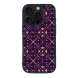 iPhone 16 Pro Max Black Case  Printed With Gradient Art Deco Pattern