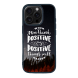 iPhone 16 Pro Black Case  Printed With Positive Lettering With Photo