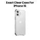 Exact iPhone 16 Hybrid Technology Protective Case | Clear | EX1617