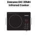 Daewoo Infrared Cooker Stainless Steel Housing 2000W | Black | DIC20MH