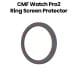 CMF Watch Pro 2 Metal Bezel Case Cover with Ring – Smart Bracelet Screen Protector - Grey/Red