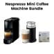 Nespresso Mini Essenza Coffee Machine & Aeroccino 3 Bundle – Black | GNN133MCL00173