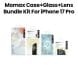 Momax Case + Glass + Lens Bundle Kit for iPhone 17 Pro 6.3"