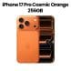 Apple iPhone 17 Pro 256GB Smartphone | Cosmic Orange | MG864AH/A
