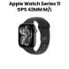 Apple Watch Series 11 GPS 42mm Jet Black Aluminium Case with Black Sport Band M/L | MEQU4AF/A