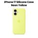 Apple iPhone 17 Silicone Case with MagSafe | Neon Yellow | MGEV4ZM/A