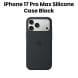Apple Silicone Case With MagSafe For iPhone 17 Pro Max, Form Fitting Protection, Wireless Charging Compatible, Refined And Functional Design - Black - MGFR4ZM/A
