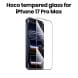 HOCO 3D Full Screen HD Tempered Glass for iPhone 17 Pro Max – Transparent | DG35