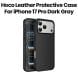 HOCO Leather Protective Case for iPhone 17 Pro – Dark Gray | DG29