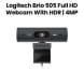 Logitech Brio 505 Full HD Webcam with HDR 4MP Black | 960-001459