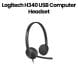 Logitech H340 USB Computer Wired Headset Black