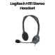 Logitech H111 Stereo Wired Headset with Microphone Black