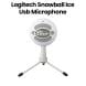 Logitech Blue Snowball iCE USB Microphone White | 988-000181