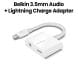 Belkin Rockstar 3.5mm Audio + Charge Adapter | White | F8J212BTWHT
