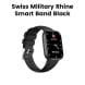Swiss Military Rhine 3 Smart Band with Talking Feature & Heart Rate Monitor – Black |SM-BAND-RHINE3-BLKFBLKS