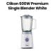 Clikon Premium Single Blender 600W – White | CK2685