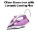 Clikon Steam Iron 2300W with Ceramic Coating – Pink | CK4131