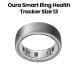 Oura Ring 4 Smart Ring Health Activity Tracker – Brushed Silver (Ring Size 13) | JZ90-54220-13