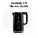 Veeteek Electric Kettle 1.7L 1850W Durable Body Design – Black | KES5205T-GS