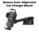 Baseus Wisdom Auto-Alignment Wireless Car Charger Mount – Black | CGZX000101