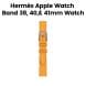 Hermès Apple Watch Band 42mm for 38/40/41mm Cases – Jaune d’Or | Attelage Single Tour