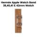 Hermès Apple Watch Band 42mm for 40/41mm Cases – Attelage Gold Double Tour