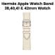 Hermès Apple Watch Band 42mm for 38/40 & 41mm Cases – Béton Swift