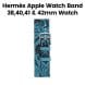 Hermès Apple Watch Band 42mm for 38/40 & 41mm Cases – BDN/Noir Animaux Bandana