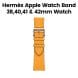 Hermès Apple Watch Band 42mm for 38/40 & 41mm Cases – Jaune d’Or Swift Calfskin