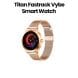 Titan Fastrack Vybe Smart Watch 1.19″ AMOLED Women’s Health Suite – Rose Gold | 68053WM01