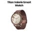 Titan Valerie Smart Watch 1.2″ AMOLED Women’s Health Suite Skin Temperature Sensor – Brown | 95292QM01