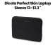 Dicota Perfect Skin Laptop Sleeve 13–13.3″ – Black | D31186