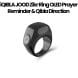 iQIBLA JOOD Zikr Ring OLED Prayer Reminder & Qibla Direction with Charging Case – Black | J01 ZIKR RING JOOD BLK