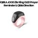 iQIBLA JOOD Zikr Ring OLED Prayer Reminder & Qibla Direction with Charging Case – Pink | J01 ZIKR RING JOOD PNK