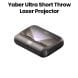 Yaber Ultra Short Throw Laser Projector 1000 ANSI Lumens, 1080P, JBL Dual 15W, Dolby – Black | K300S