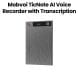 Mobvoi TicNote AI Voice Recorder with Transcription, Translation & OLED Display – Black| NE-79