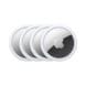 Apple AirTag (2nd Generation) 4 Pack Item Tracker, Precision Finding, Find My Network, Built-in Speaker & Privacy Protection | White - MFEA4ZF/A